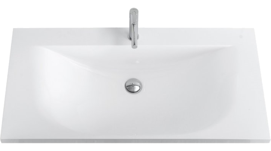 Раковина мебельная Cezares 100 см из литьевого мрамора CEZ1000/500-LV-MR (детальная фотография)