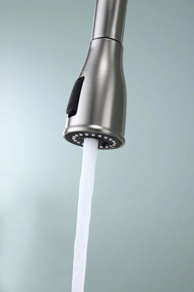 Смеситель для кухни Paulmark Lange никель La214212-NI (детальная фотография), другие