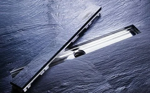 Дренажный канал Tece TECEdrainline 70 см для укладки натурального камня 650700 (детальная фотография)