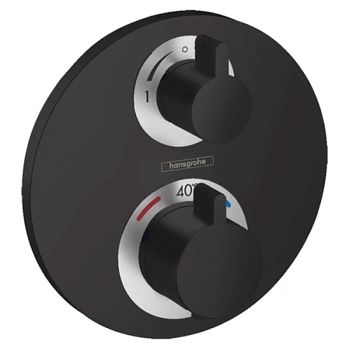 Смеситель для душа Hansgrohe Ecostat S черный матовый - фото 2