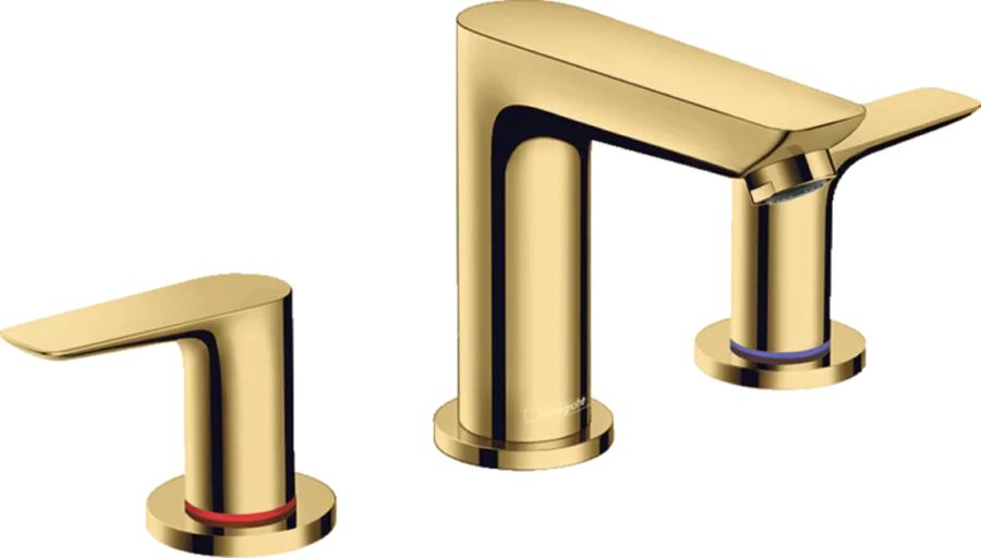 Смеситель для раковины Hansgrohe Talis E полированное золото 71733990 (детальная фотография)