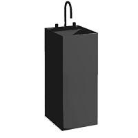 Раковина напольная Laufen Kartell 37 см черная