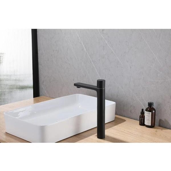 Смеситель для кухни Abber Rund черный матовый AF8711B (детальная фотография), современные, hi-tech