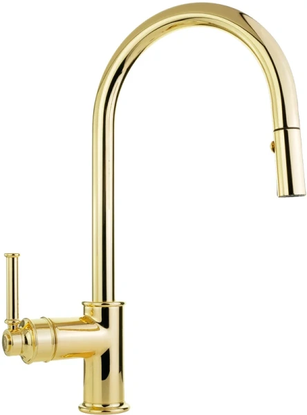 Смеситель для кухни Migliore Ermitage Mini золото 31528 (детальная фотография), для кухни
