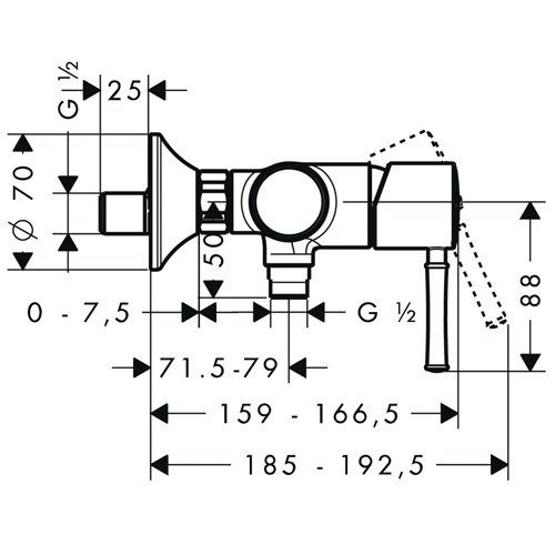 Схема (детальная фотография), для душа