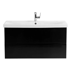 Тумба под раковину подвесная BelBagno Marino 100 см nero lucido