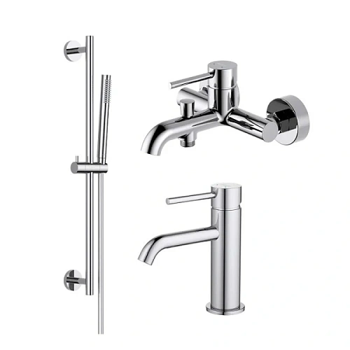 Душевой комплект Акватек Европа хром - фото 2