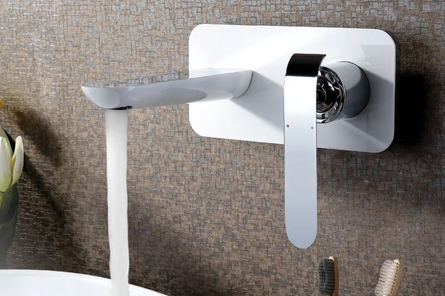 Смеситель для раковины Lemark Melange LM4926CW (детальная фотография), современные, hi-tech