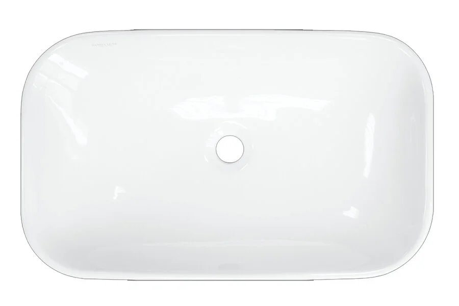 Раковина Sanita Luxe Infinity 60 см прямоугольная WB.CT/Infinity/60-N/WHT.G/S1 (детальная фотография), белые