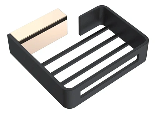 Мыльница Boheme Q черная/золото - фото 5