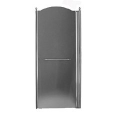 Душевая дверь в нишу Migliore Diadema 90 см профиль хром стекло матовое левая