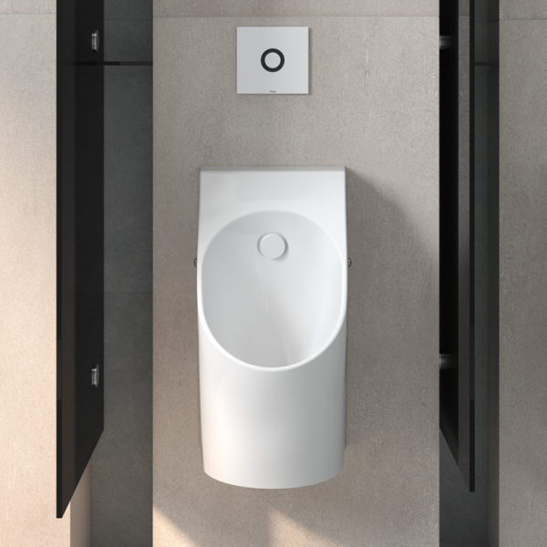 Писсуар подвесной TOTO Public белый UWN926EBS#XW (детальная фотография), современные, hi-tech