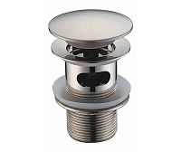 Донный клапан Wasserkraft push-up никель