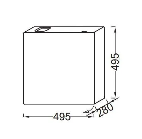 Тумба под раковину подвесная Jacob Delafon Terrace 50 см коричневый EB1178-N23 (детальная фотография), нет в наличии