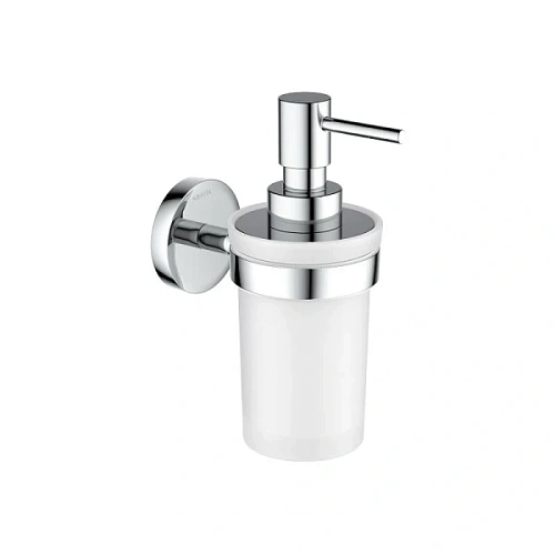 Дозатор для мыла Акватек Европа хром - фото 1