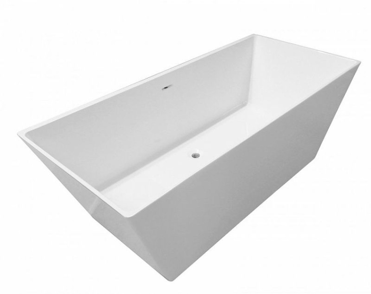 Ванна из литьевого мрамора Эстет Манхэттен 175x77 см белая глянцевая ФР-00006566 (детальная фотография)