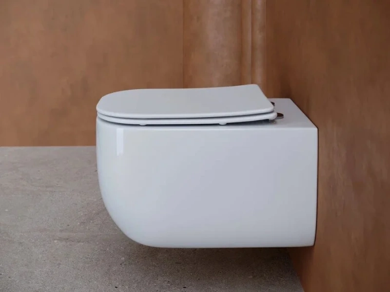 Унитаз подвесной Ceramica Nova Noel белый CN3013 (детальная фотография), современные, hi-tech, прямоугольные