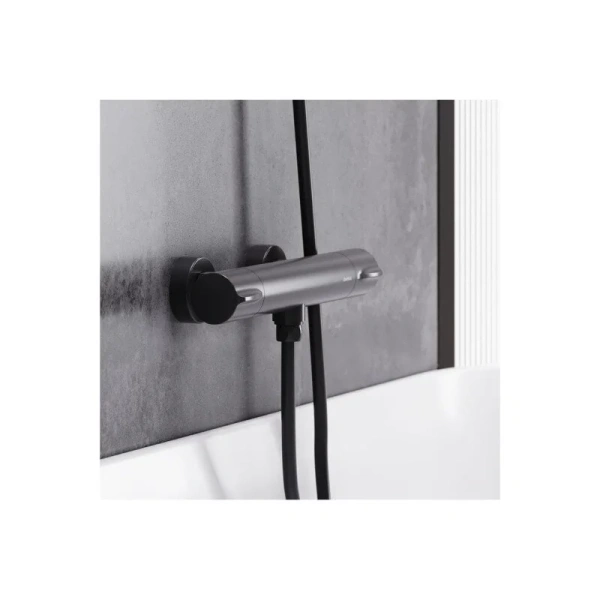 Смеситель для душа Damixa Scandinavian Pure черный матовый 366000300 (детальная фотография), современные, hi-tech