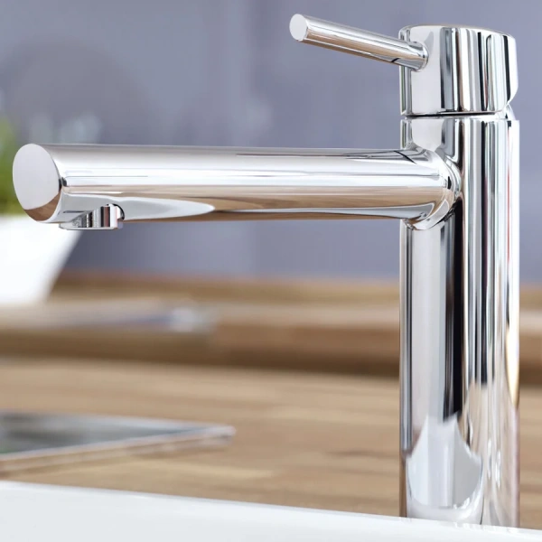 Смеситель для кухни Grohe Concetto 31210001 (детальная фотография), высокие, округлая форма