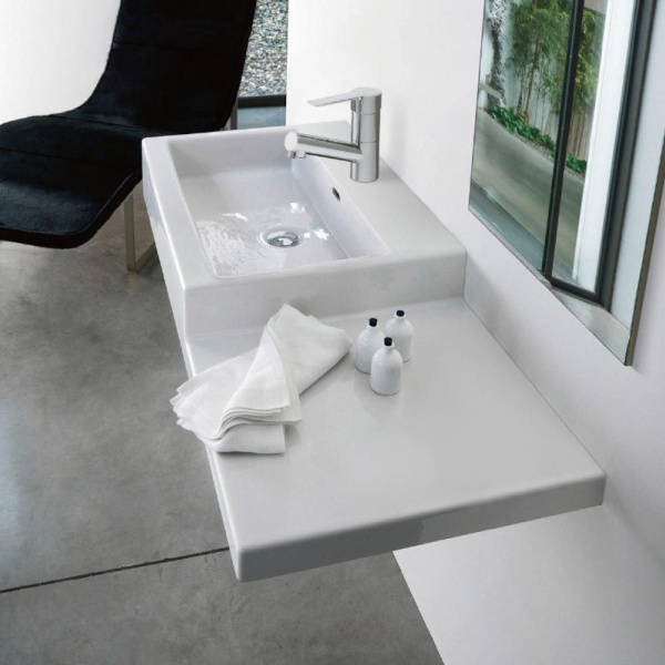 Столешница под умывальник Laufen Living City 8.1843.1.000.104.1 100х46х15.5 см (детальная фотография), по запросу