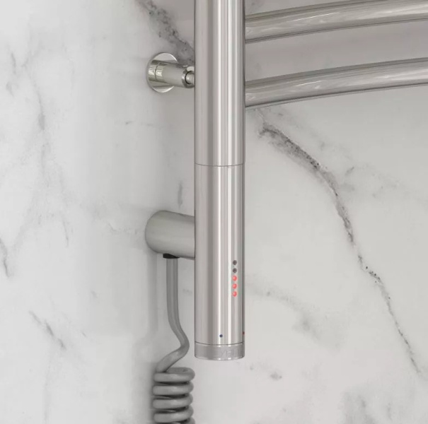 Полотенцесушитель электрический Сунержа Флюид 3.0 50x100 см без покрытия 00-5820-1050 (детальная фотография), современные, hi-tech