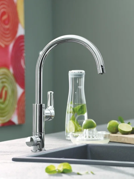 Смеситель для кухни с функцией фильтрации воды Grohe Blue 30383000 (детальная фотография), для кухни
