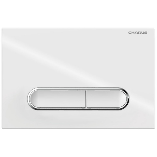 Клавиша смыва Charus Magnus белая глянцевая FP.340.11.01 (детальная фотография)