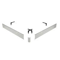 Экран для поддона RGW GWS NG-01 90х90 см алюминиевый