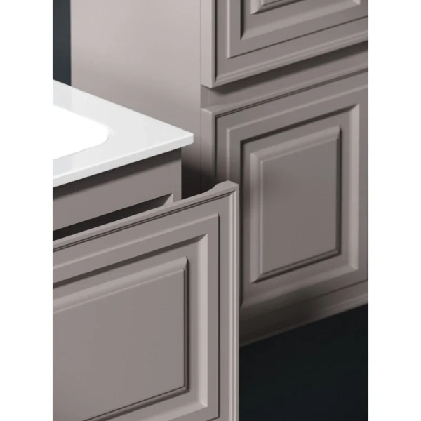 Тумба под раковину подвесная Sancos Very 100 см правая, doha soft VR100RSM (детальная фотография), 100 см