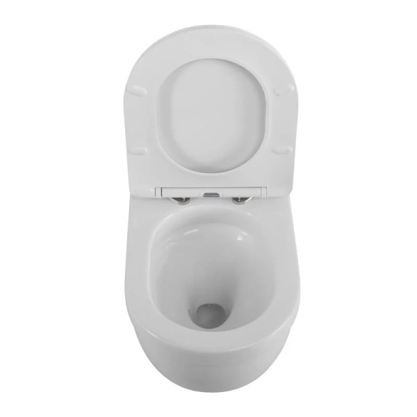 Унитаз подвесной BelBagno Senso-R со смывом Торнадо BB017CH-TOR/SC (детальная фотография), фаянс, керамика