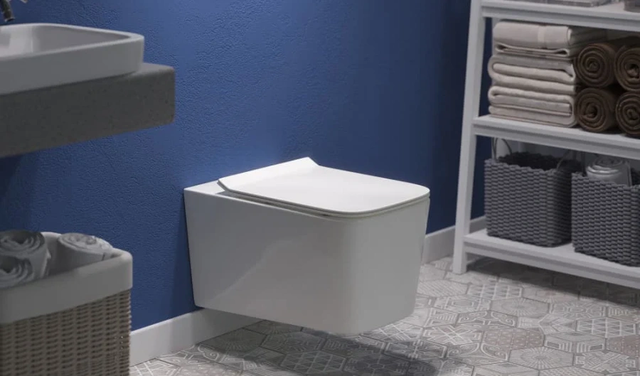 Унитаз с инсталляцией BERGES Floe кнопка L1 белая 043284 (детальная фотография), нет в наличии index_1