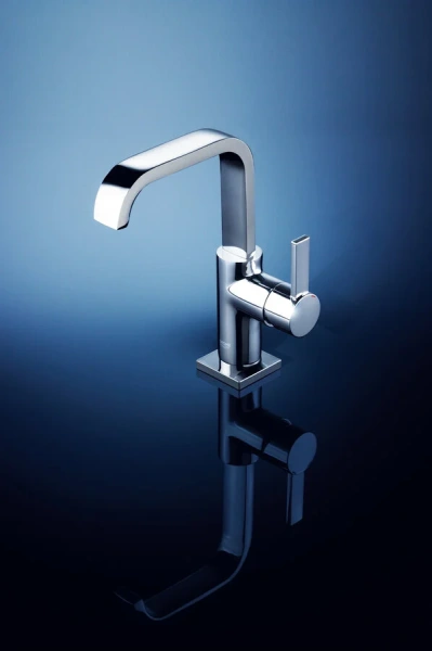 Смеситель для раковины Grohe Allure 32146000 (детальная фотография), с 1 монтажным отверстием