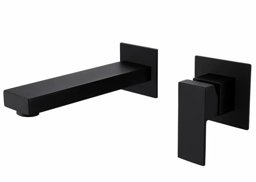 Смеситель для раковины Abber Daheim черный матовый AF8212B (детальная фотография)