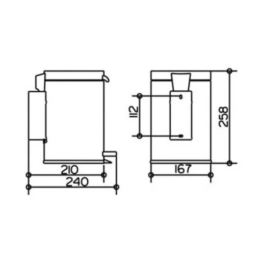Ведро для ванной Keuco Plan 14977 (детальная фотография), современные, hi-tech