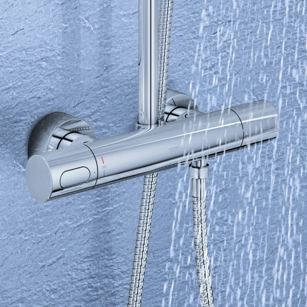 Душевая система Grohe Rainshower System 27967000 (детальная фотография), с тропическим душем