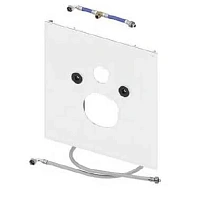 Нижняя стеклянная панель для установки унитаза-биде Duravit Senso Wash, цвет белый, Tece TECElux 9650103