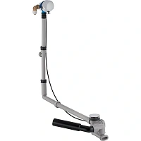 Слив-перелив удлиненный с подводом воды через перелив, с поворотной ручкой и крышкой сливного отверстия Geberit 150.711