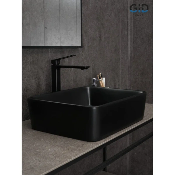 Раковина GID Geometrico Bm9103 48 см черная 53374 (детальная фотография), 50 см