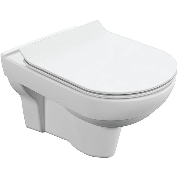 Унитаз с инсталляцией Cersanit City с белой кнопкой 64277 (детальная фотография) index_1