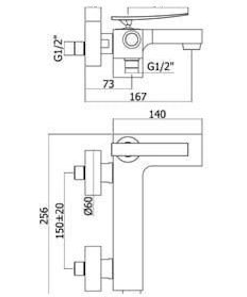 Схема (детальная фотография), для ванны