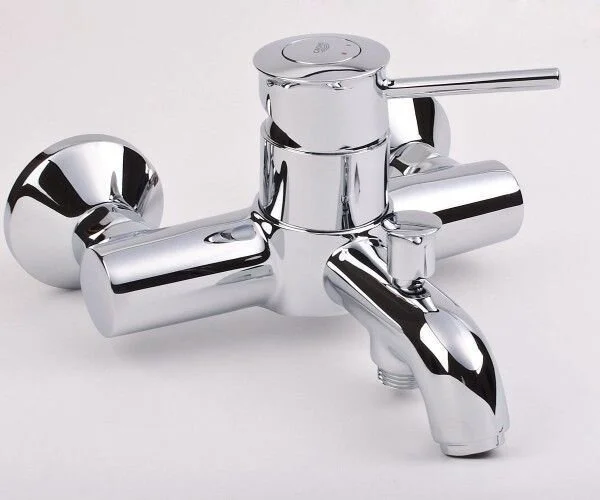 Душевой комплект Grohe BauClassic хром 124404 (детальная фотография), современные, hi-tech