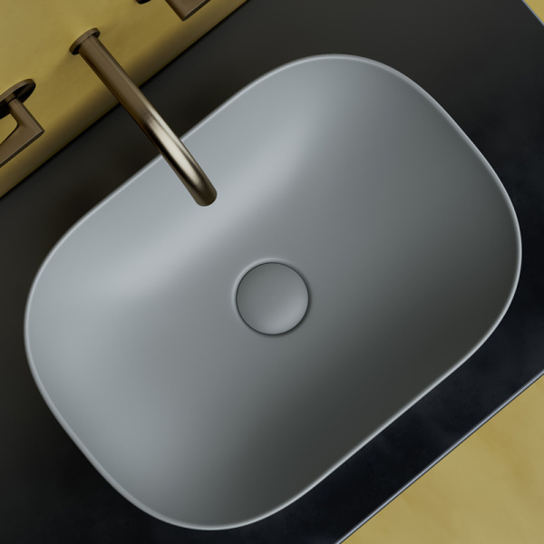 Раковина Ceramica Nova Element 45 см антрацит CN6009MH (детальная фотография), другие