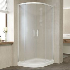 Душевой уголок стекло сатин Vegas-glass ZS-F 100х80 10