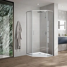 Душевой уголок Vincea Slim-U VSP-2SU900CL 90х90 см стекло прозрачное