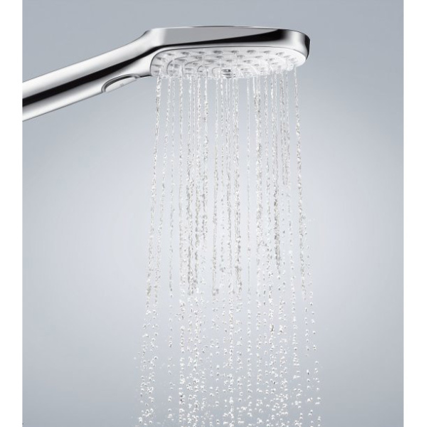 Лейка для душа Hansgrohe Raindance Select E белая/хром 26520400 (детальная фотография), в наличии