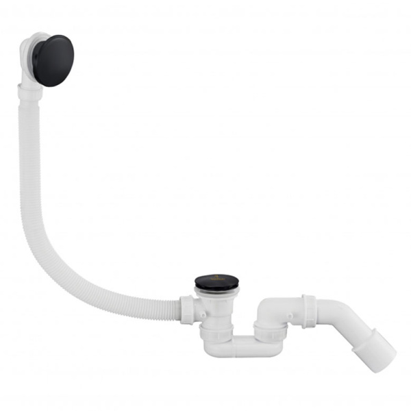 Слив-перелив ALTROBAGNO Beni BD 070302 черный матовый ALTROBAGNOBD070302MB (детальная фотография)