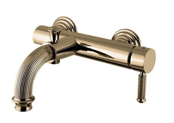 Смеситель для ванны Cezares Olimp золото 24 карат OLIMP-VM-03/24-L (детальная фотография), для ванны