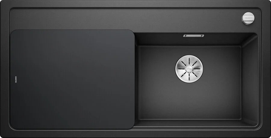 Мойка для кухни, чаша справа, цвет антрацит, Blanco Zenar XL 6 S 523944 (детальная фотография), по запросу