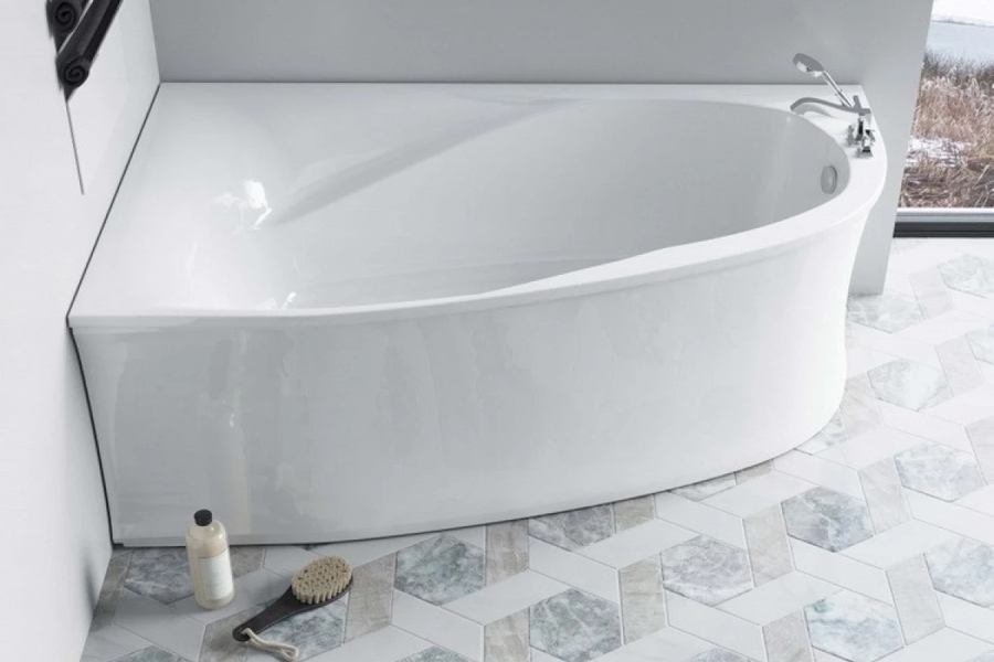 Ванна из литьевого мрамора левая Astra-Form Селена (детальная фотография) index_1