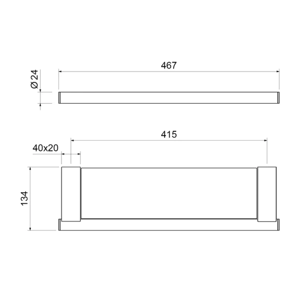 Полочка для ванной Timo Luiro золото матовое 18572/17 (детальная фотография), современные, hi-tech